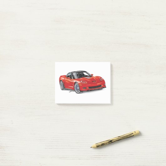 POST-IT® ART AUTOMOBILE LÉGENDAIRE Z-R-ONE (Sur un bureau)