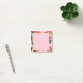Post-it® Art botanique abstrait moderne rose (Bureau)