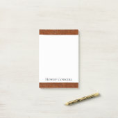 Post-it® Art Brown occidental (Sur un bureau)