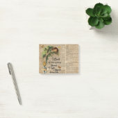 Post-it® Art de dictionnaire de citation d'Alice et de chat (Bureau)