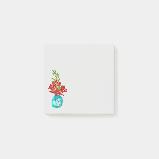 Post-it® Art de l'aquarelle Red Berries (Devant)