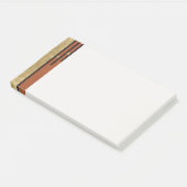 Post-it® Art Déco en or et beige (Incliné)