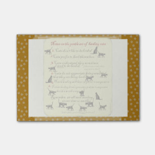 Post-it® Art doux de vivre en troupe le post-it de chats