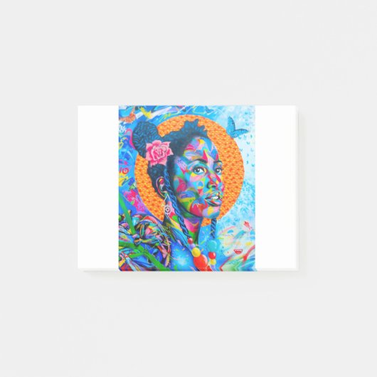 Post-it® Art du graffiti féminin (Devant)