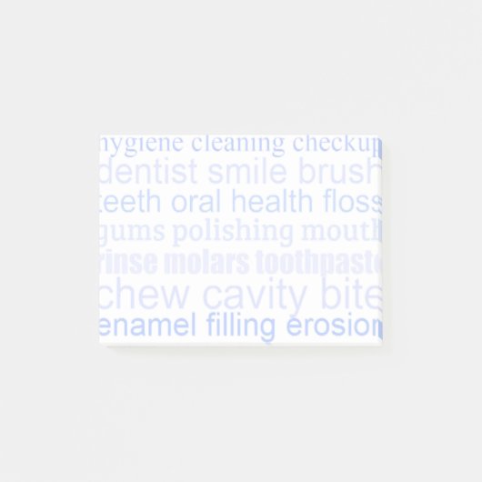 Post-it® Art du mot dentaire (Devant)
