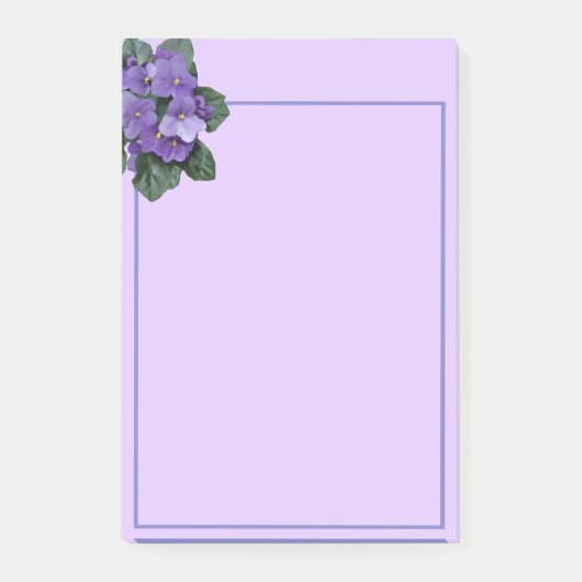 Post-it® Art Floral Violet Africain (Devant)