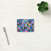 Post-it® Art folklorique tribal - Bleu (Bureau)