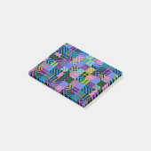 Post-it® Art folklorique tribal - Bleu (Incliné)