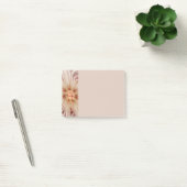 Post-it® Art fractal de fleurs pastel pêche moderne abstrai (Bureau)