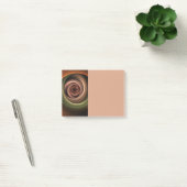 Post-it® Art fractal moderne de couleurs chaudes abstraites (Bureau)