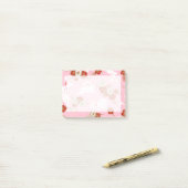 Post-it® Art japonais : Sakuras et lapins roses (Sur un bureau)