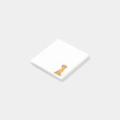 Post-it® Art jaune mignon de chiot de labrador retriever (Incliné)