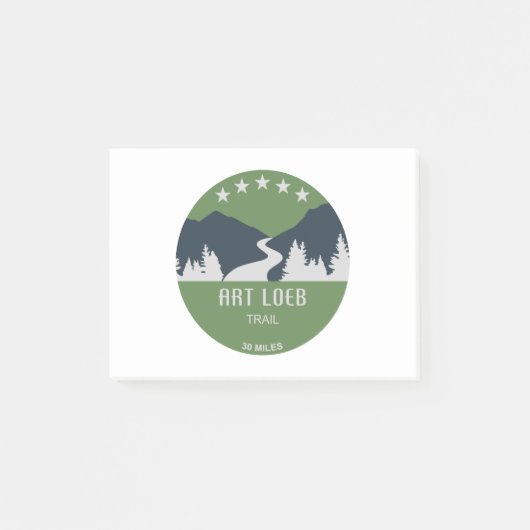 Post-it® Art Loeb Trail Caroline du Nord (Devant)