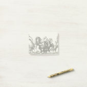 Post-it® Art Mignon Animal Licorne Éléphant Lion Zoo (Sur un bureau)