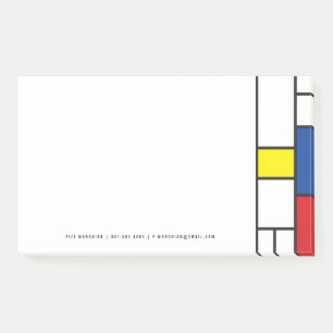 Post-it® Art Moderne Géométrique Minimaliste De Stijl Mondr