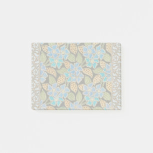 Post-it® Art Nouveau Classique Fleur de Pervenche Bleue Orn