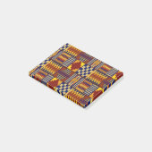 Post-it® Art populaire tribal - Rust Navy Jaune (Incliné)