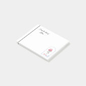 Post-it® Art pour aquarelle rose (Incliné)