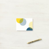 Post-it® Art urbain abstrait moderne, simple, minimal et te (Sur un bureau)