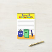 Post-it® Articles de Mitzvah personnalisés - Coloré (Sur un bureau)