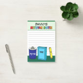 Post-it® Articles de Mitzvah personnalisés - Vert (Bureau)