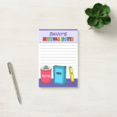 Post-it® Articles de Mitzvah personnalisés - Violet (Bureau)