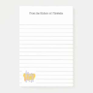 Post-it® Articles de table de cuisine personnalisés Article