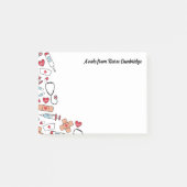 Post-it® Articles d'infirmière mignons - Une note de l'infi (Devant)