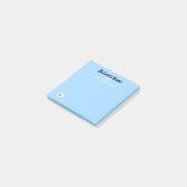 Post-it® Articles marketing d'entreprise personnalisés bleu (Incliné)