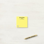 Post-it® Articles marketing d'entreprise personnalisés jaun (Sur un bureau)