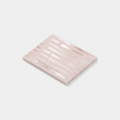 Post-it® Artiste de maquillage Rose de glam rose pâle (Incliné)