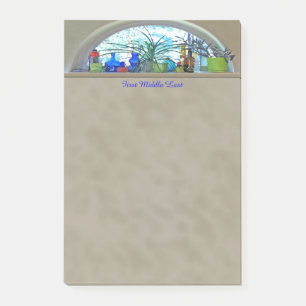 Post-it® Artwork numérique à aquarelle à demi-lune