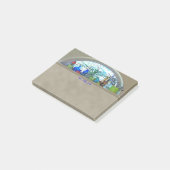 Post-it® Artwork numérique à aquarelle à demi-lune (Incliné)