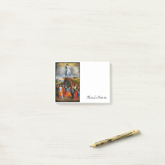 Post-it® Ascension en nuages d'or (Sur un bureau)