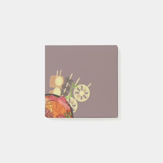 Post-it® Asian Food 19 Sticky Notes (Devant)
