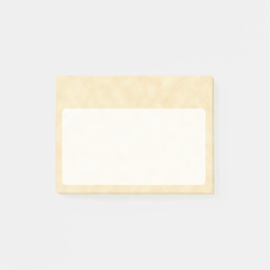 Post-it® Aspect de papier parchemin d'antiquité naturel (Devant)