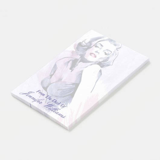 Post-it® Assez dans le pourpre (Incliné)