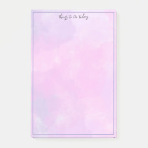Post-it® Assez Liste De Choses à Faire Moderne Rose Et Bleu