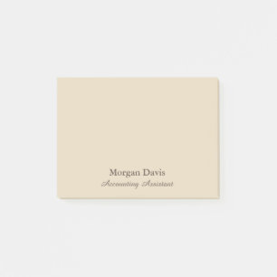 Post-it® Assistant comptable beige