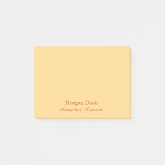 Post-it® Assistant comptable en or (Devant)