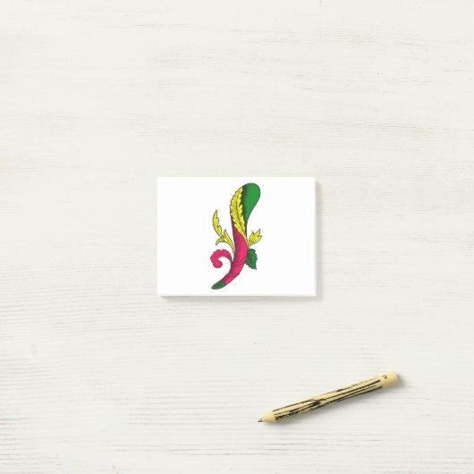 Post-it® Asso di Bastoni (Sur un bureau)