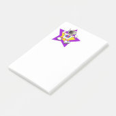 Post-it® Astronaute de dessin animé en forme d'étoile (Incliné)