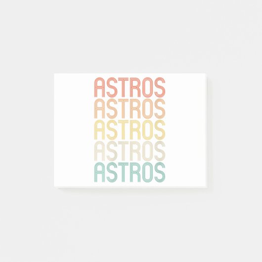 Post-it® Astros féminins (Devant)