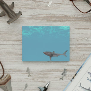 Post-it® Attaque de grand requin blanc Océan