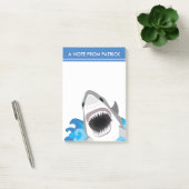 Post-it® Attaque de requin - Grand requin blanc avec mâchoi (Bureau)