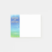Post-it® Attitude de Gratitude avec ciel étoilé (Devant)