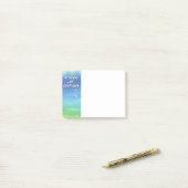 Post-it® Attitude de Gratitude avec ciel étoilé (Sur un bureau)