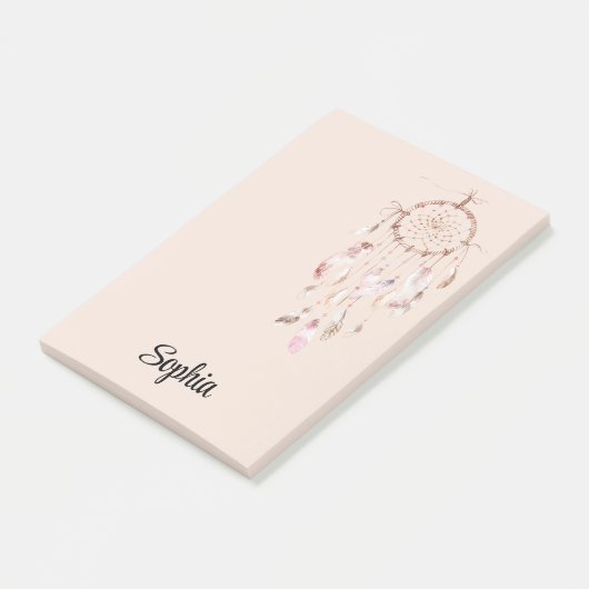 Post-it® Attrape-rêve Rose Pâle (Incliné)