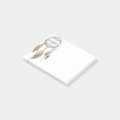 Post-it® Attrape-rêve Turquoise Marron (Incliné)