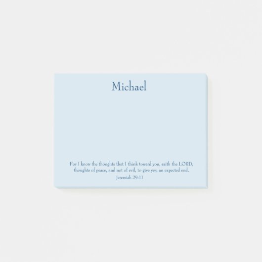 Post-it® Au chrétien de paix (Devant)